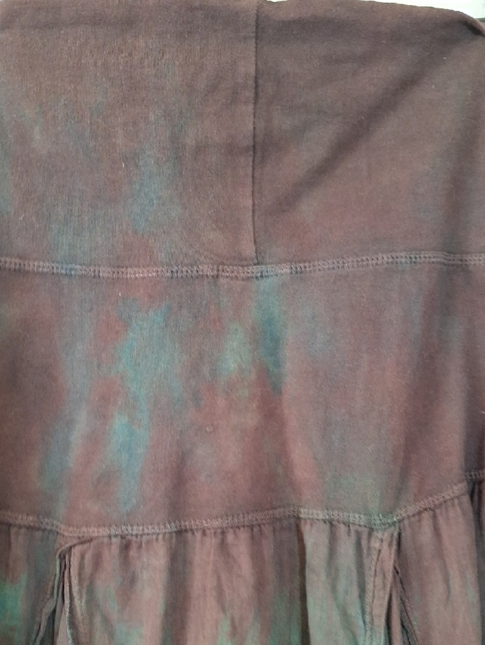 Solitaire Convertible Dress Skirt 1X 16 / 18 Plus Long Skirt Tie Dye - Picture 7 of 13